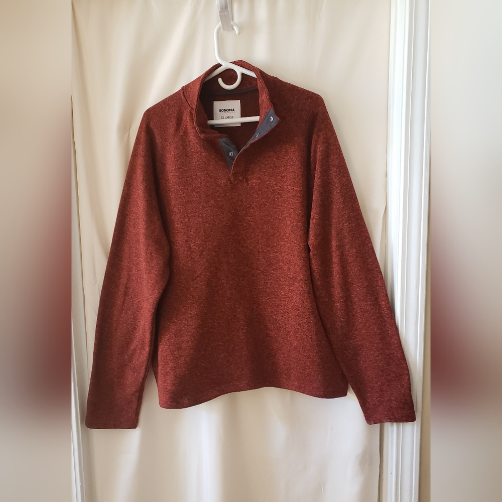 Sonoma Rust Colored Pullover Sweater - image 1